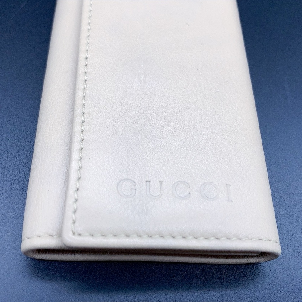 Gucci Cream Leather Key Holder - Picture 4 of 12